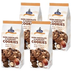 merba 黑巧克力榛果餅乾, 200g, 4包