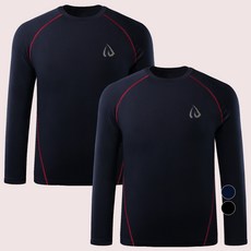 IDone X 男款圓領長袖內搭衣 ID-R34 2入