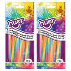 加拿大 huer 彩虹酸條軟糖, 70g, 2包