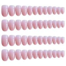 Natures Farmer Collection 美甲片 膚色蜜桃粉紅雪紡 24片組 CS-46, 2個, CS-46 Skintone Peach Chiffon