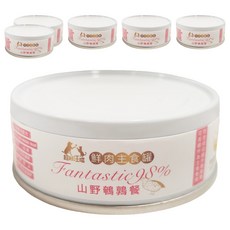 BEyONDPET 超越汪喵 貓主食罐, 山野鵪鶉餐, 98%鮮肉, 無穀低敏, 無膠類, 80g, 6罐