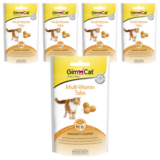 Gim Cat 俊寶俊喵 三合一維他命營養錠, 免疫力, 40g, 5包