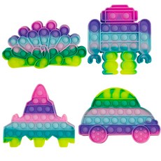 agaplus Love Rainbow Push Pop 4 件套 A, 混色