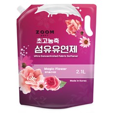 줌 엑스퍼트 매직플라워향 초고농축 섬유유연제, 2.1L, 1개