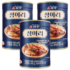 삼포 사골 육수의 깊은 맛의 정어리 통조림, 3개, 300g