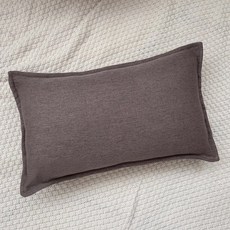 韓系奶油大地色亞麻棉抱枕套