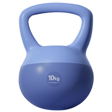 로이윙 케틀벨 코어 PVC 아령, 블루, 10kg, 1개