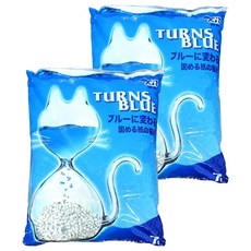 QQ KIT 變藍色環保紙貓砂 7L, 不適用, 2包