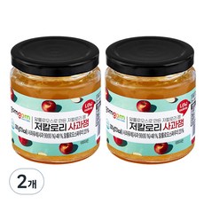 gomgom 低卡路里蘋果醬, 200g, 2罐