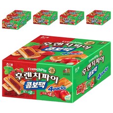 HAITAI 海太 法國派 蘋果*30入+草莓*30入, 768g, 6盒