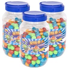 金陽 香瓜風味口香糖 240顆x3罐 (768g) 口氣清新, 3罐