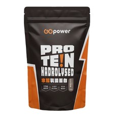 GOPower 果果能量 水解乳清蛋白飲 可可歐蕾, 500g, 1包