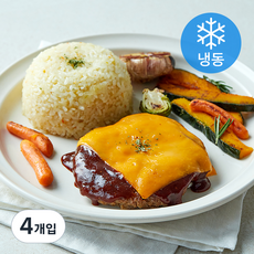 아내의쉐프 치즈 함박 스테이크 정식 (냉동), 450g, 4개입