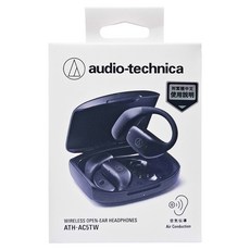 audio-technica 鐵三角 Wireless 開放式 耳掛式 耳機 空氣傳導 黑色 ATH-AC5TW 原廠保固