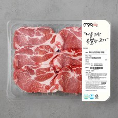 모아미트 미국산 옥수수먹인 암퇘지 돈목심 구이용 (냉장), 1kg, 1개