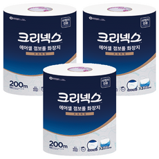 Kleenex 舒潔 Air Cell大捲衛生紙優質200m, 3個, 3捲