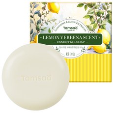Tamsaa Essential肥皂 檸檬馬鞭草香, 90g, 12個