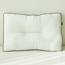코멧 홈 커버가 필요없고 통째로 빨아쓰는 입체슬립 경추굽베개, 아이보리, 1개