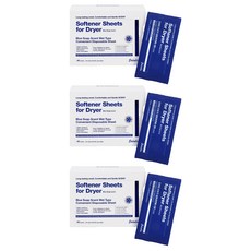 듀랄라 드라이 건조기 섬유유연제 시트 블루솝, 40매, 3개