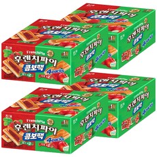 HAITAI 海太 法國派 蘋果*30入+草莓*30入, 768g, 4盒