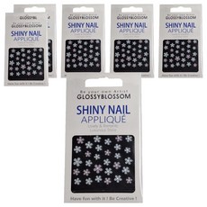 GLOSSYBLOSSOM Super Prime 美甲貼紙, 花, 6件