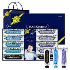 DENTI BUONGIORNO 牙膏禮盒組(口氣清新 2條 + 牙垢護理 4條 + 牙齦護理 4條 + 購物袋), 1kg, 1套