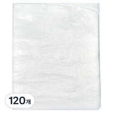 월드크린 분리수거 배접 비닐봉투 백색, 100L, 120개