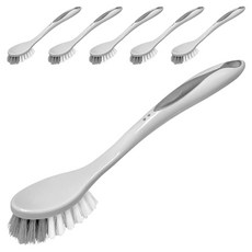 SOL&SOUL 舒適握柄多用途清潔刷, 6個, 混合顏色