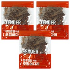 꼬마오징어 말랑말랑 작은 오징어다리, 150g, 3개