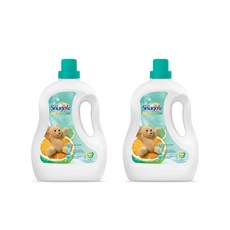 熊寶貝 超濃縮纖維柔軟精 陽光柑橘香, 1.8L, 2入