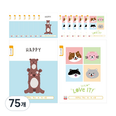 YOUNG ART 聽寫小學筆記本, 隨機出貨, 75個