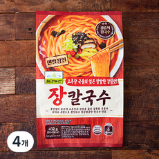 칠갑농산 장칼국수, 432g, 4개