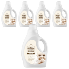 생활공식 유아용 오리지널 세탁세제, 1.8L, 5개