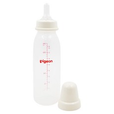 pigeon 貝親 唇顎裂專用奶瓶 附奶嘴 0個月以上, 半透明, 240ml, 1個