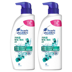헤드앤숄더 토탈 솔루션 가려운 두피 케어 샴푸, 520ml, 2개