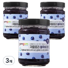 곰곰 저칼로리 블루베리잼, 320g, 3개