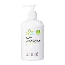 Looaco 嬰兒日常護膚乳液, 350ml, 1瓶