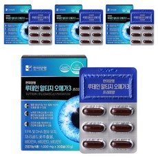 한미양행 루테인 알티지 오메가 3 프리미엄, 30정, 4개