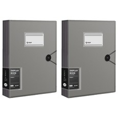 Kohimo A4透明文件夾 4W145 80頁, 2個, 黑色