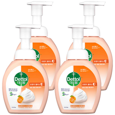 Dettol 滴露 洗手慕斯 Orange Bliss, 250ml, 4瓶