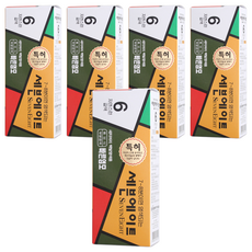 Seven Eight 無香料白髮試用染髮劑, 6號(自然棕), 5盒