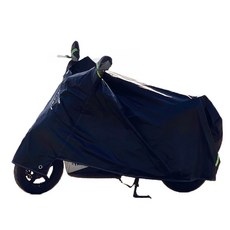 機車車罩 素色 有耳款 190T滌綸布 四季通用, M, 黑色