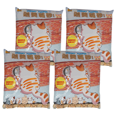 BOXCAT 國際貓家 迦美凝結除臭大球砂, 8kg, 4包, 除臭