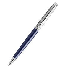 WATERMAN 威迪文 Hemisphere 豪華金屬CT原子筆 1mm, 藍色, 1個