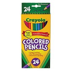 Crayola 繪兒樂 一般色鉛筆 24色組 536634, 24色, 1套