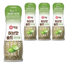 백설 허브맛 솔트 오리지널, 50g, 4개