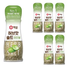 백설 허브맛 솔트 오리지널, 50g, 6개