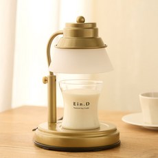 Candle Department Store Aindi 魔術定時融蠟燈 + 大豆蠟燭 150g 套組, Hawaiian Peach, 金色