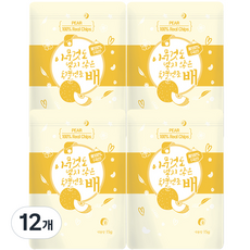 아무것도 넣지않은 동결건조 칩, 12개, 15g