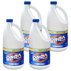 유한락스 레귤러 락스, 3L, 4개